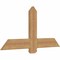 Ekena Millwork Eugene Smooth Timber Gable Bracket, Western Red Cedar, 48"W x 24"H x 1 1/2"D x 5 1/2"F, 12/12 Pitch GBW048X24X0206EUG00SWR - alternate 4
